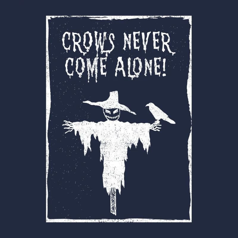 Krähe Vogelscheuche Halloween