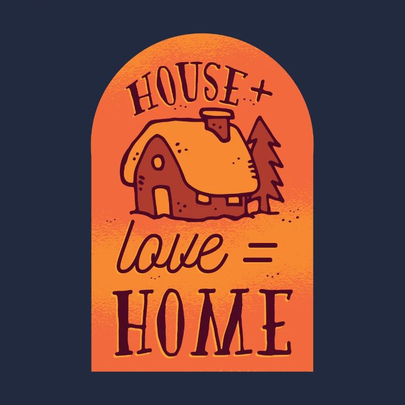 Liebe Zuhause Glücklich Tshirt Geschenk
