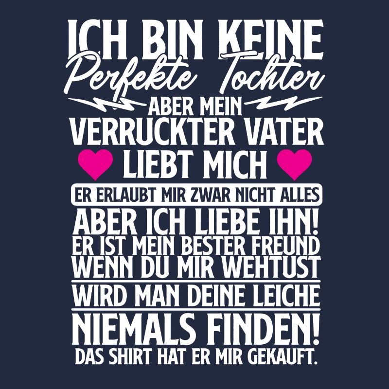 perfekte Tocher Vater Liebe bester Freund