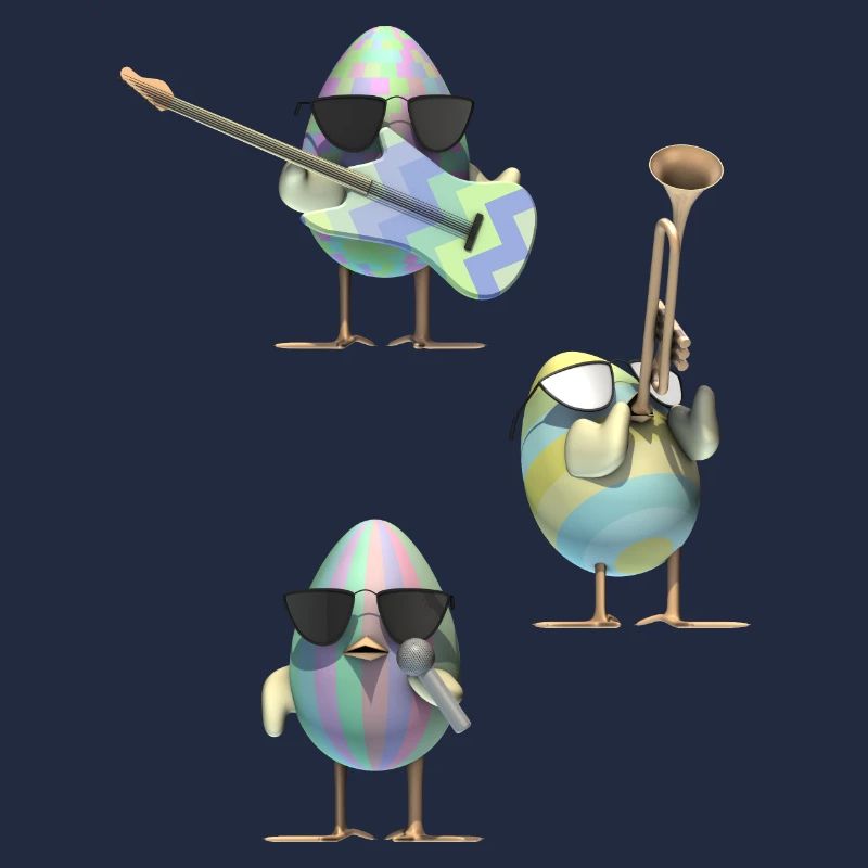 Cool easter egg band