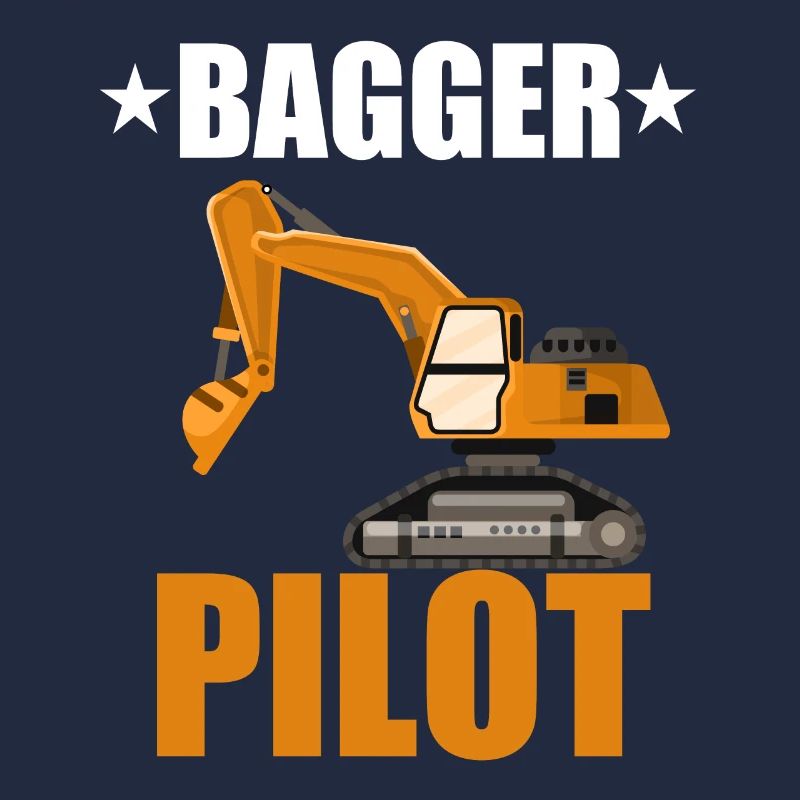 Bagger Pilot Shirt • Baggern • Bagger Geschenk