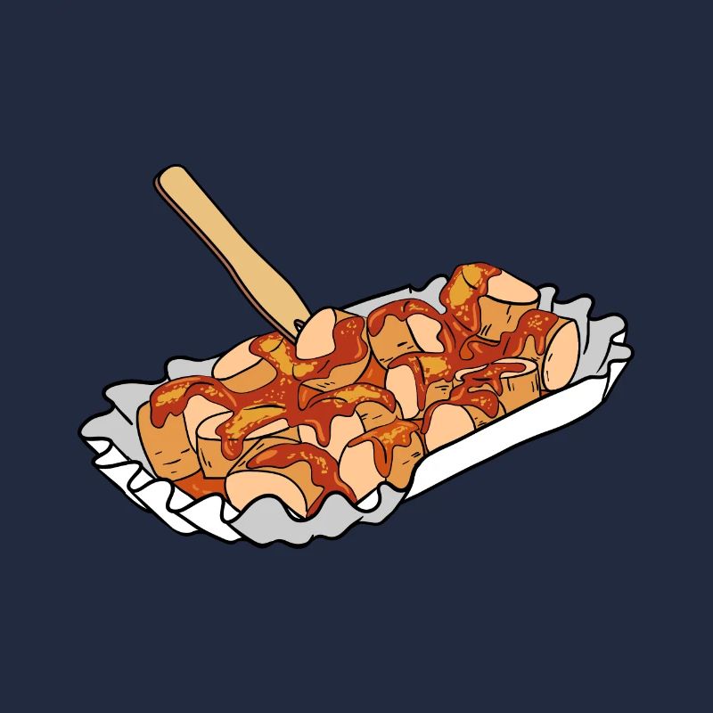 Currywurst Curry Wurst Bratwurst Berliner Ruhrpott