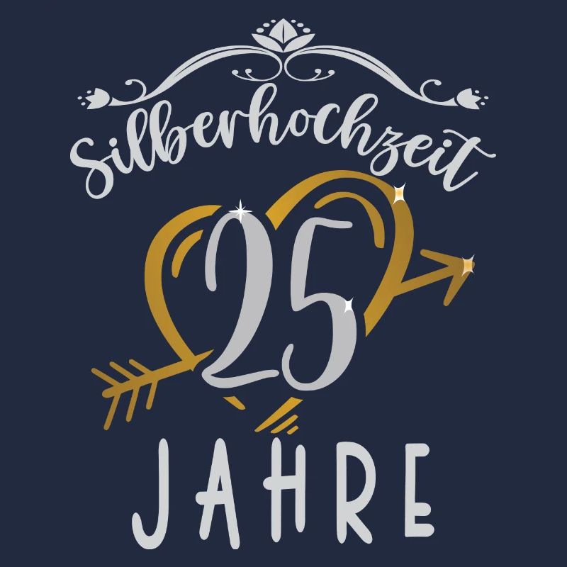 Traumpaar seit 25 Jahren Silberhochzeit Geschenk