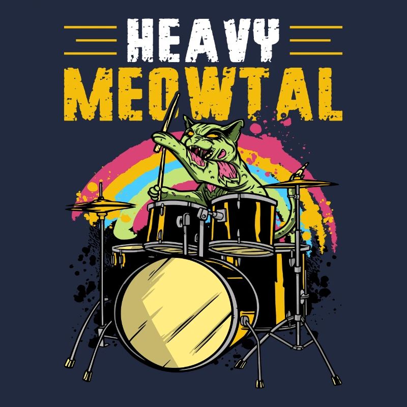 Heavy Meowtal drum drum drum