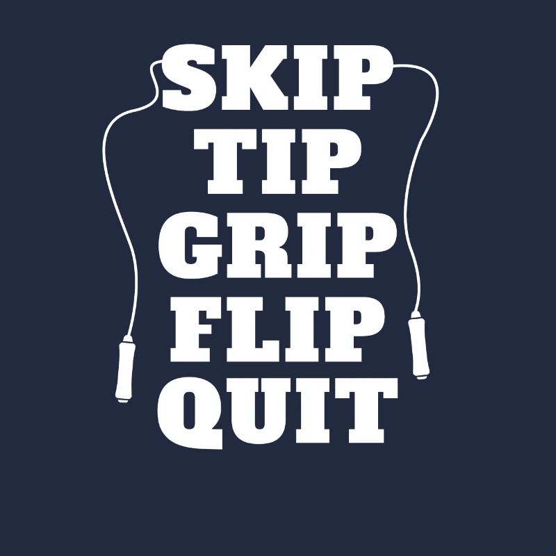 Skip Tip Grip Flip Quit Springseil Springseil