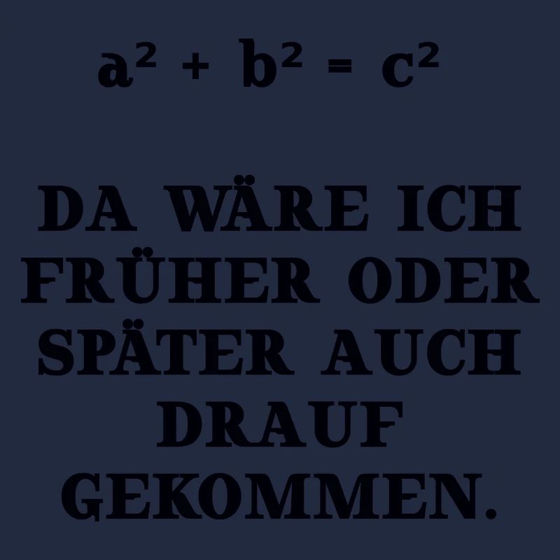 math drôle idée cadeau Pythagore