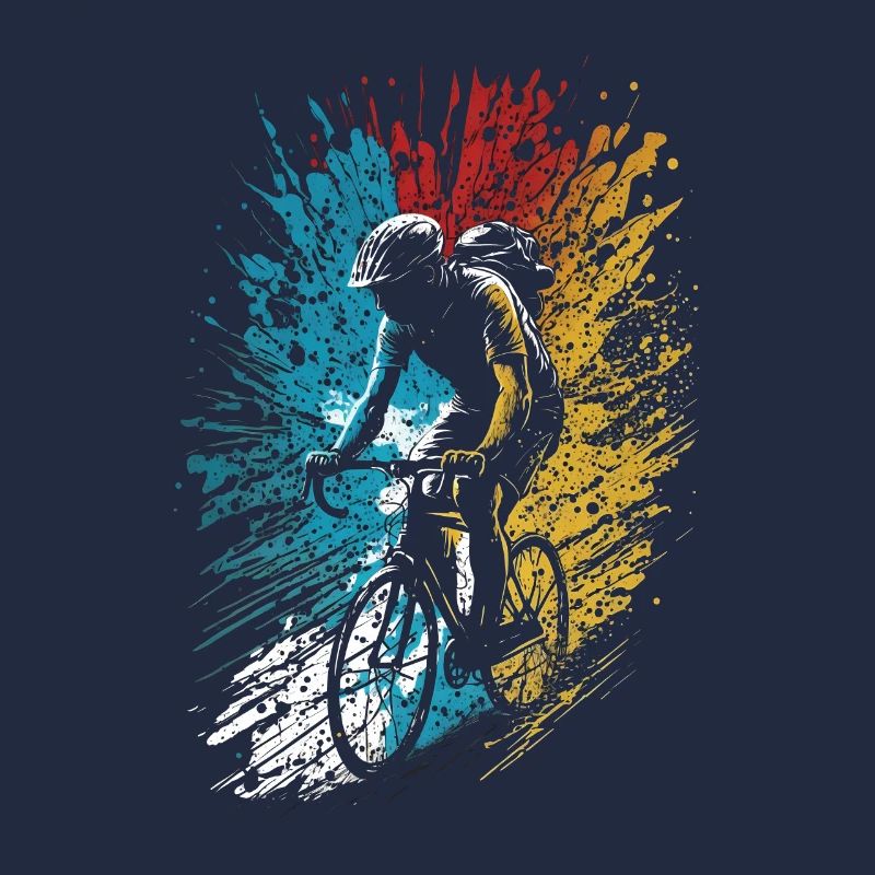 Bright & bold bicycle art