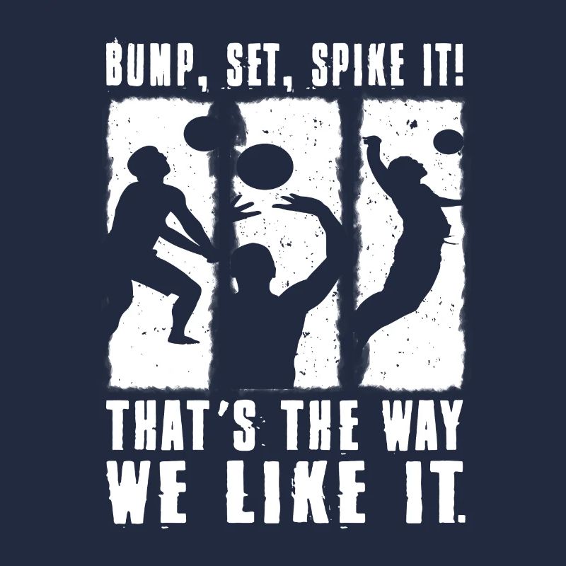 Bump Set Spike It Volleyball Graphic Gift Idea