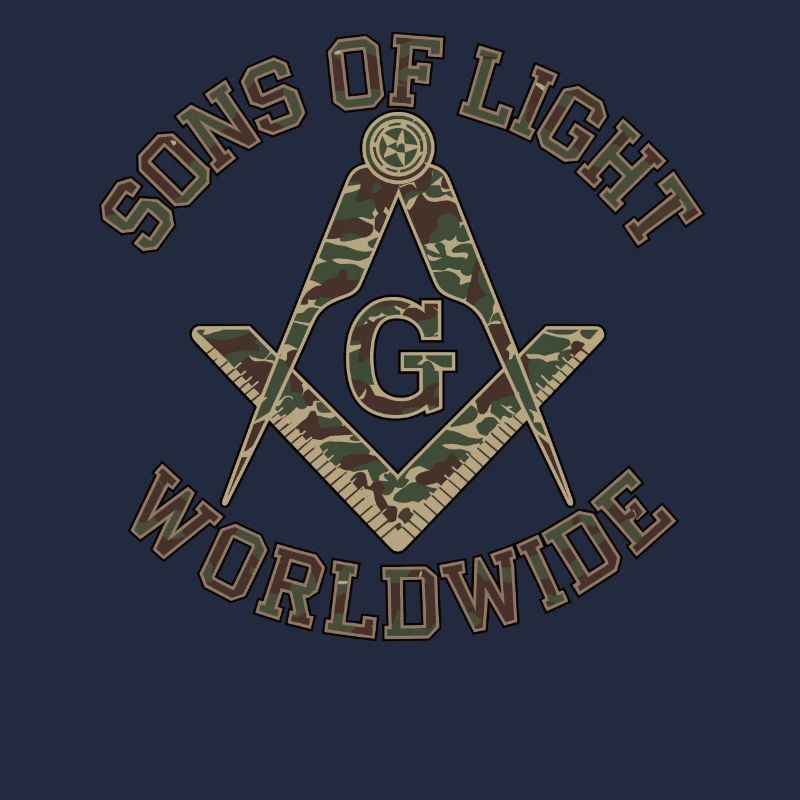 Fils De Lumière Maçon Camo Franc-Maçon