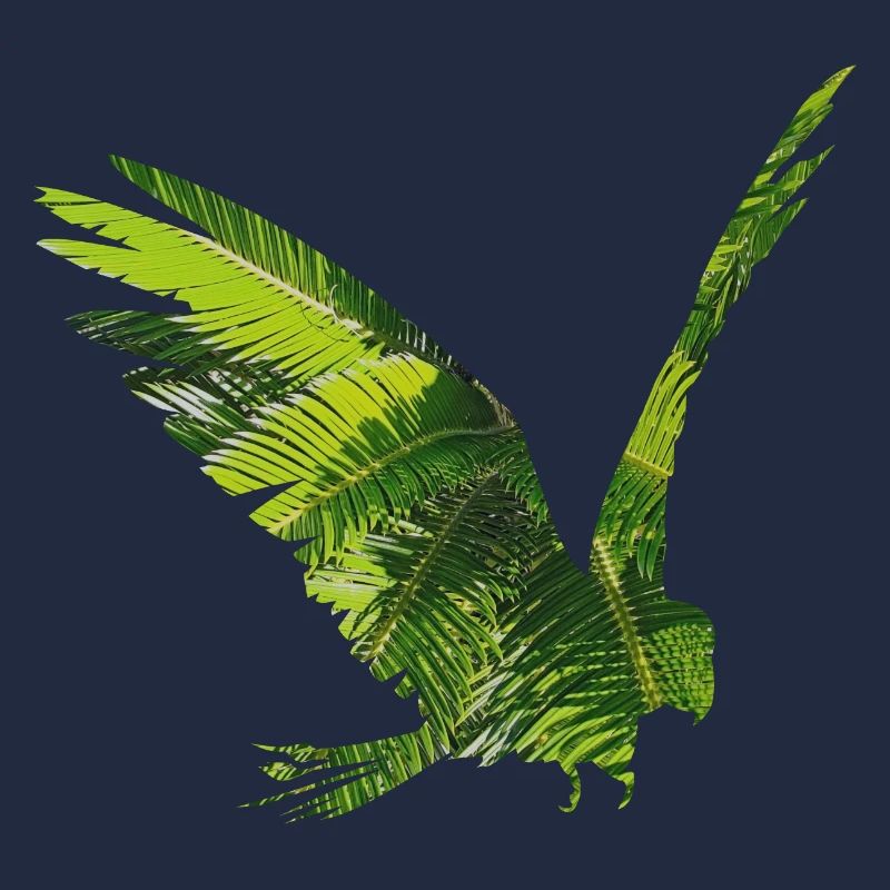 Forêt tropicale perroquet