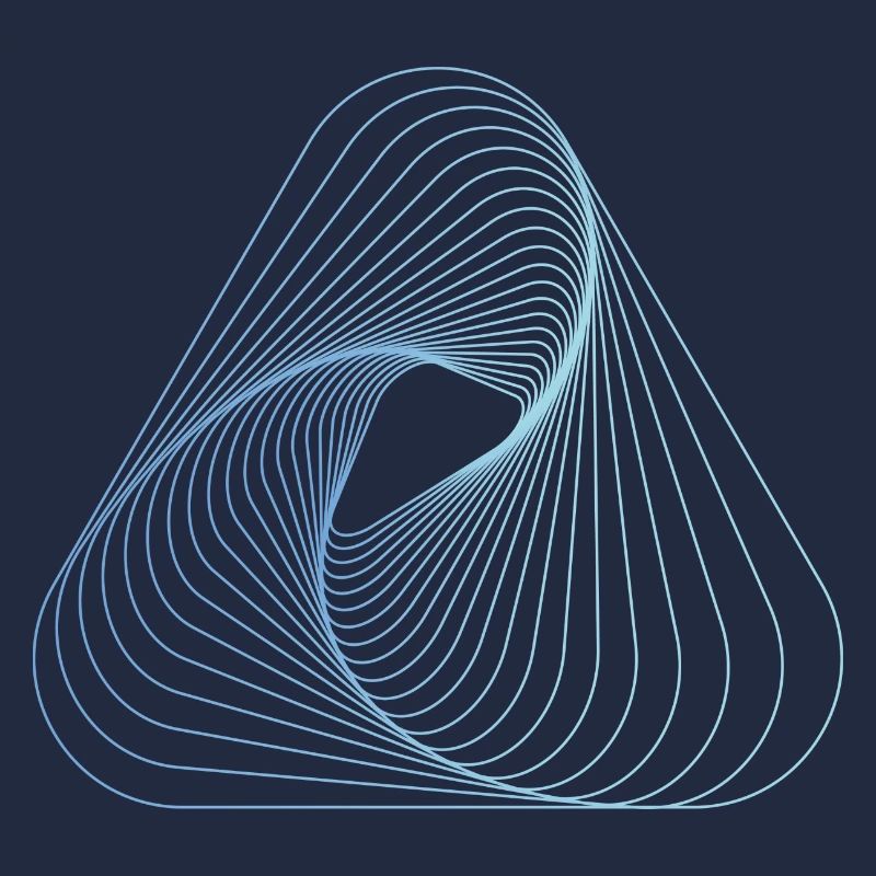 Optical illusion pattern shapes geometry gift