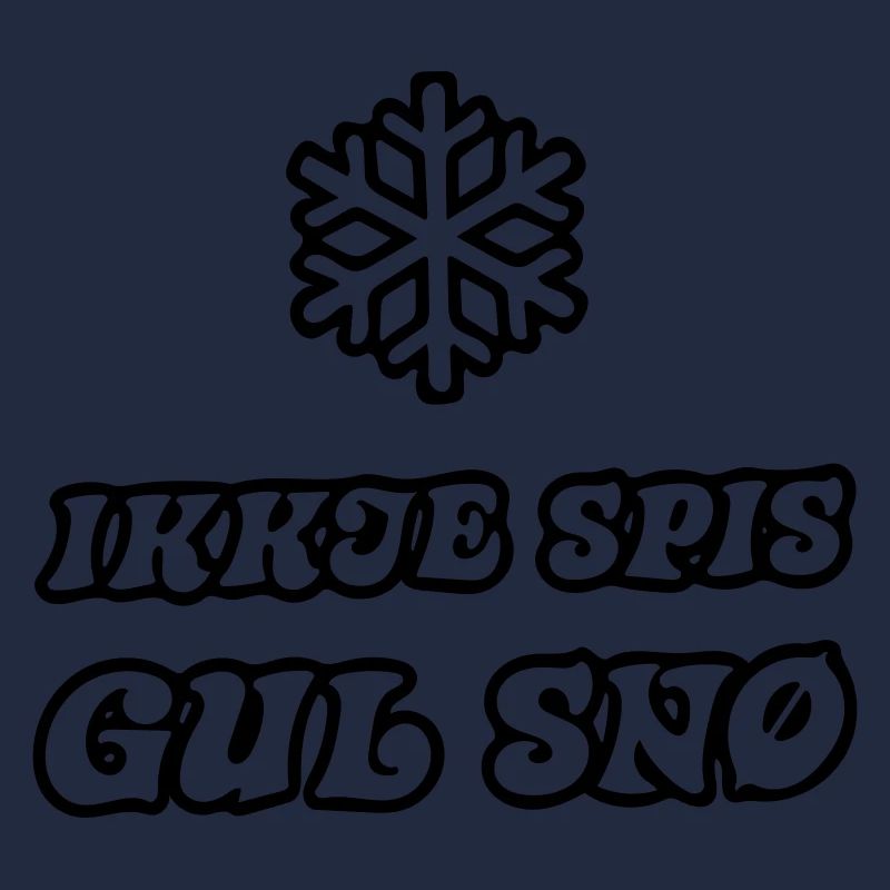 gelber Schnee