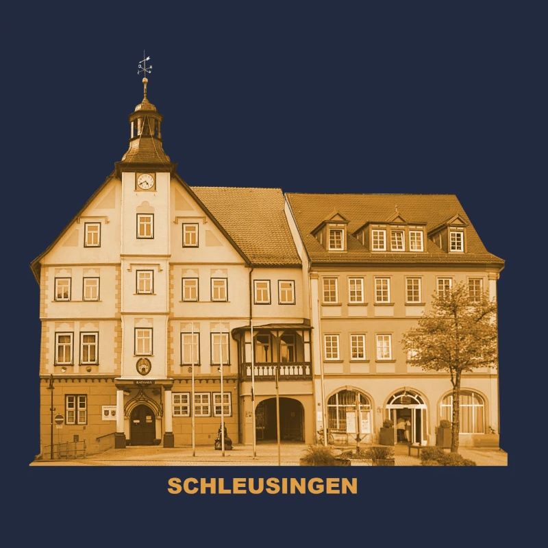 Schleusingen Town Hall Hildburghausen Thuringia