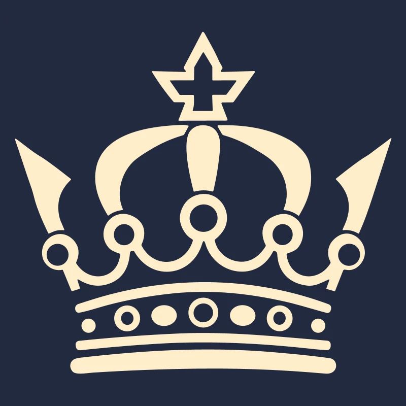 Couronne de monarque majestueuse