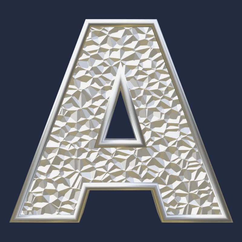 A, letter, letter A, initial, initial A, monogram,