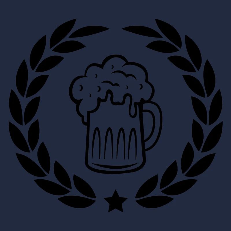 Couronne de laurier de bière