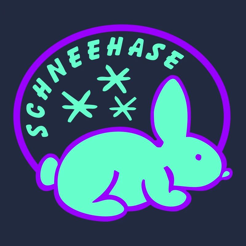 Schneehase 01 - 2farb
