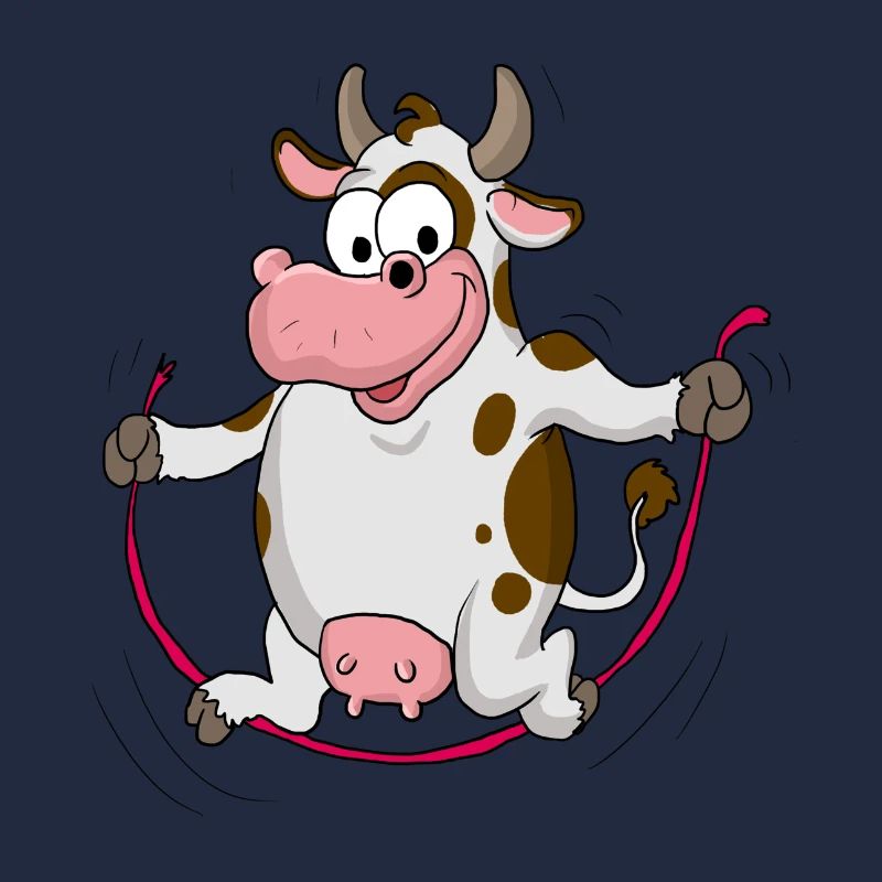 Corde à sauter vache