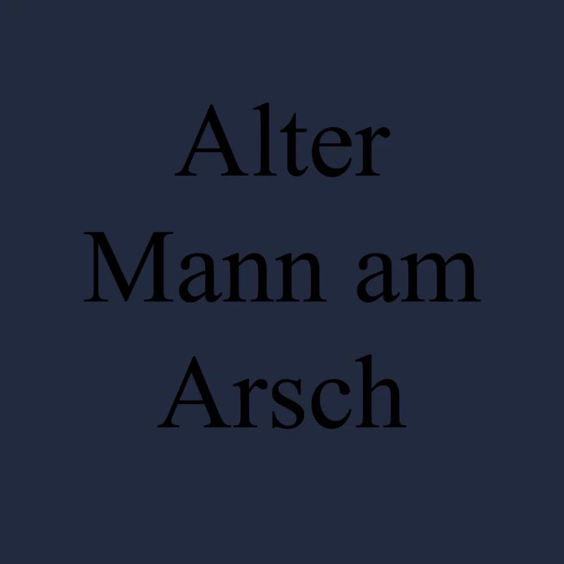 Alter Mann am Arsch