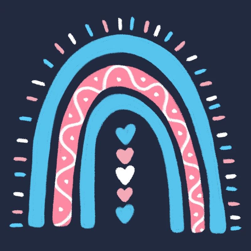 Transgenre Boho Rainbow Trans Pride