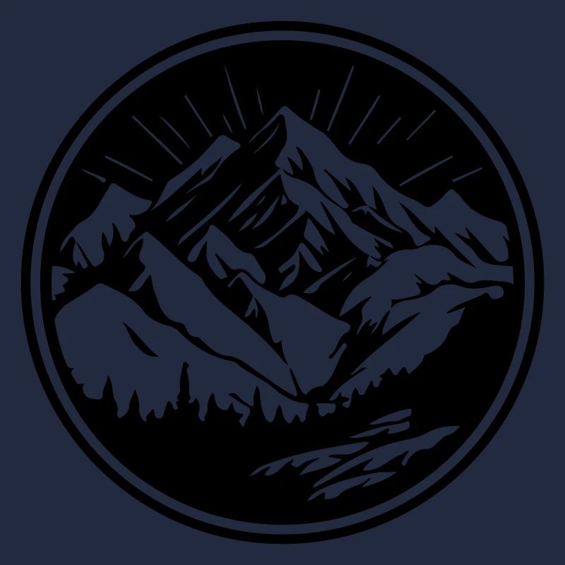Berge Silhouette Landschaft