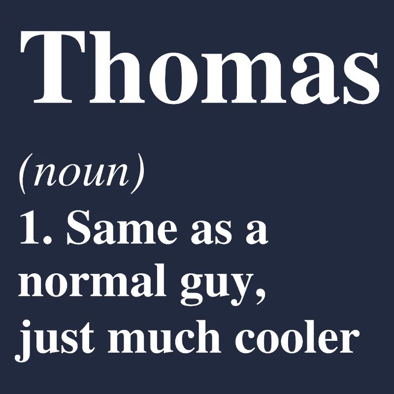 Thomas Définition Cool Nom Dicton Cadeau