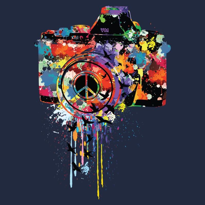 splattered camera