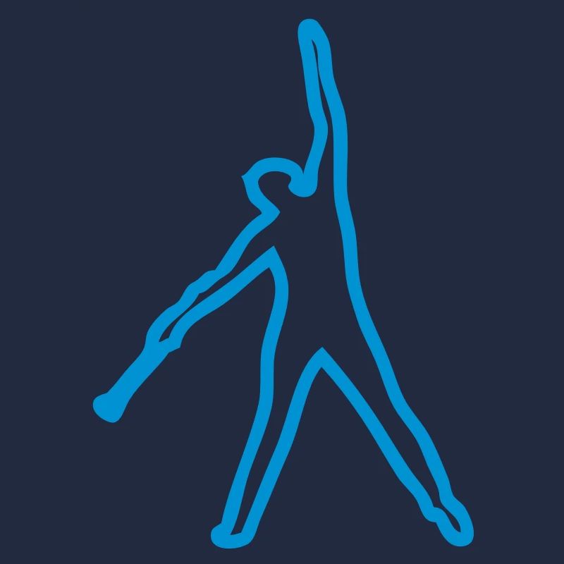 danseuse twirling baton trace