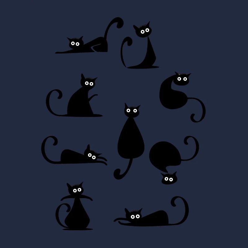 verschiedene Katzen Optik