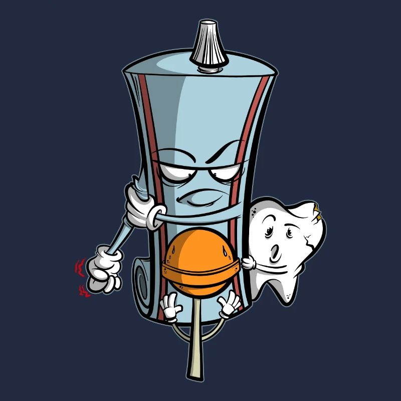 Toothpaste protects tooth from lollipop