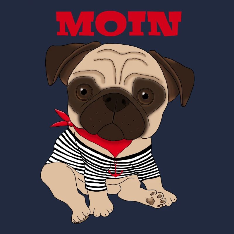 Moin Mops Hund Geschenkidee