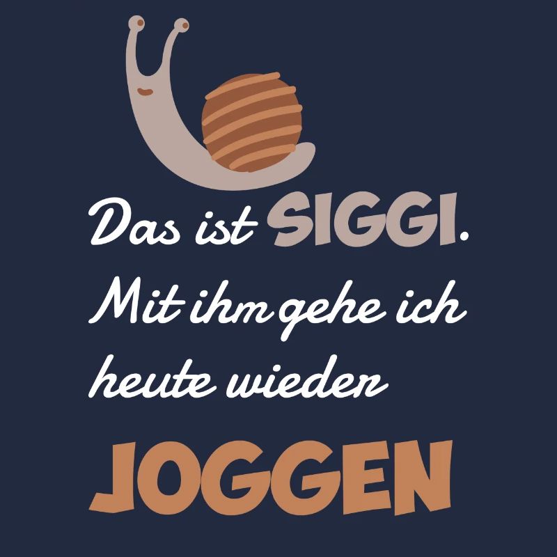 Ich gehe heute mit einer Schnecke joggen Geschenk