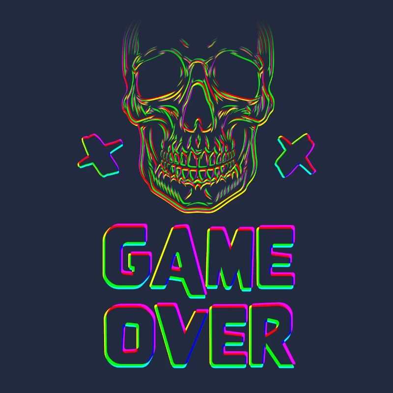 Game Over Skull