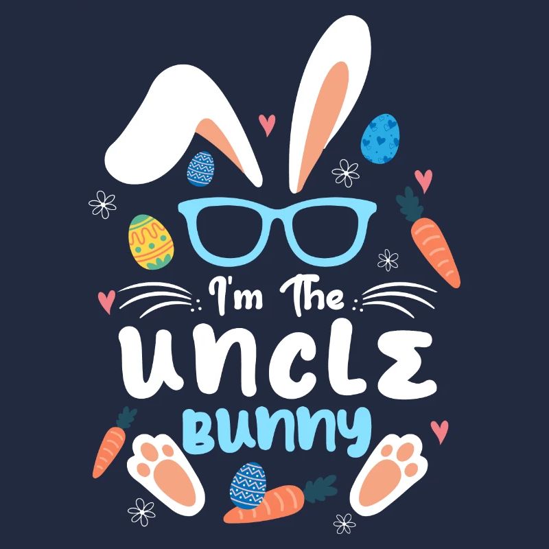 Im The Uncle Rabbit Easter Rabbit Ear Sunglass