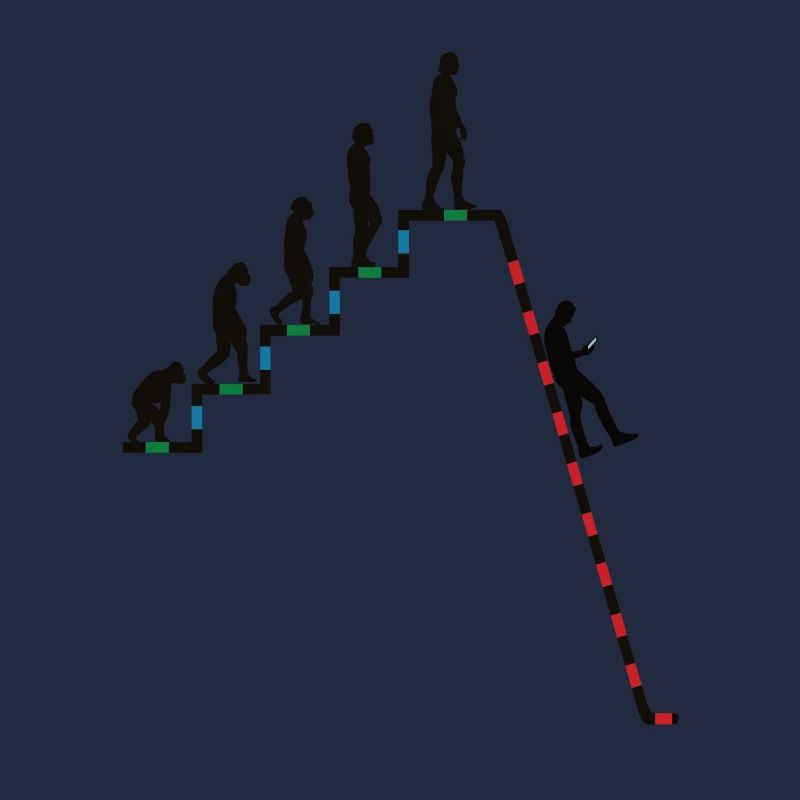 Evolution Richtung Abgrund