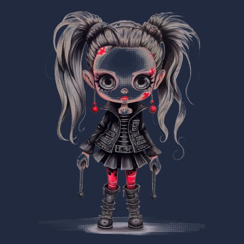 Gothic-Punk-Mädchen