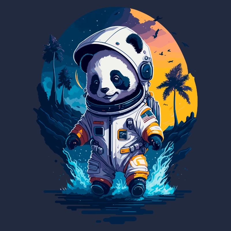Mignon Panda Astronaute