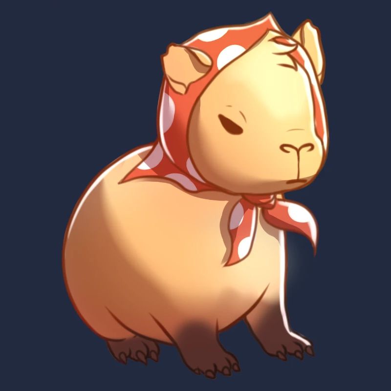 Babbushkapybara Babushka Capybara