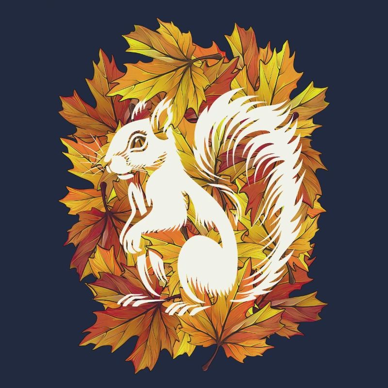 Écureuil d’automne