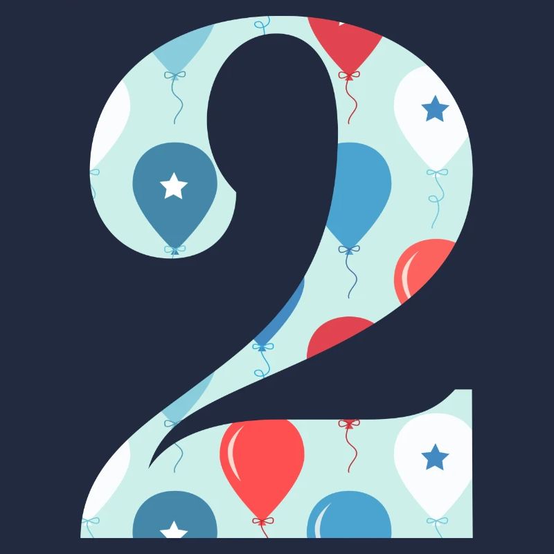 2nd anniversary balloon