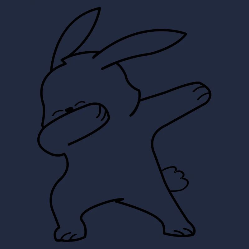 dabbing bunny