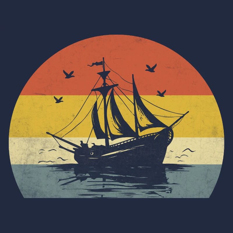 Retro Bootfahren Paddelboot