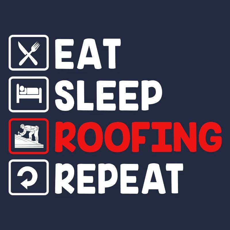 Dachdecker Handwerker Beruf Spruch