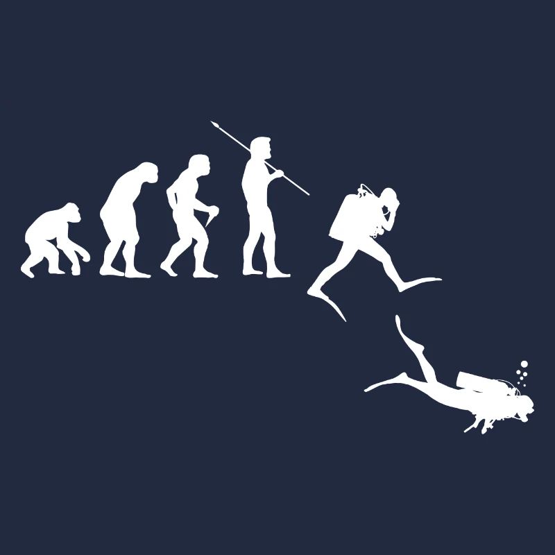 Evolution Graphic Diver Diving Scuba Diver Apnoe S