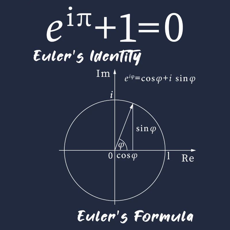 Euler's formula Mathe Schule Geschenk