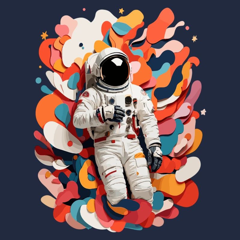Image colorée d’astronaute