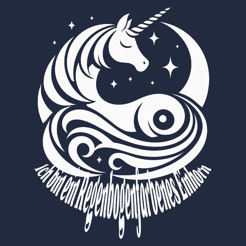 Regenbogenfarbenes Einhorn