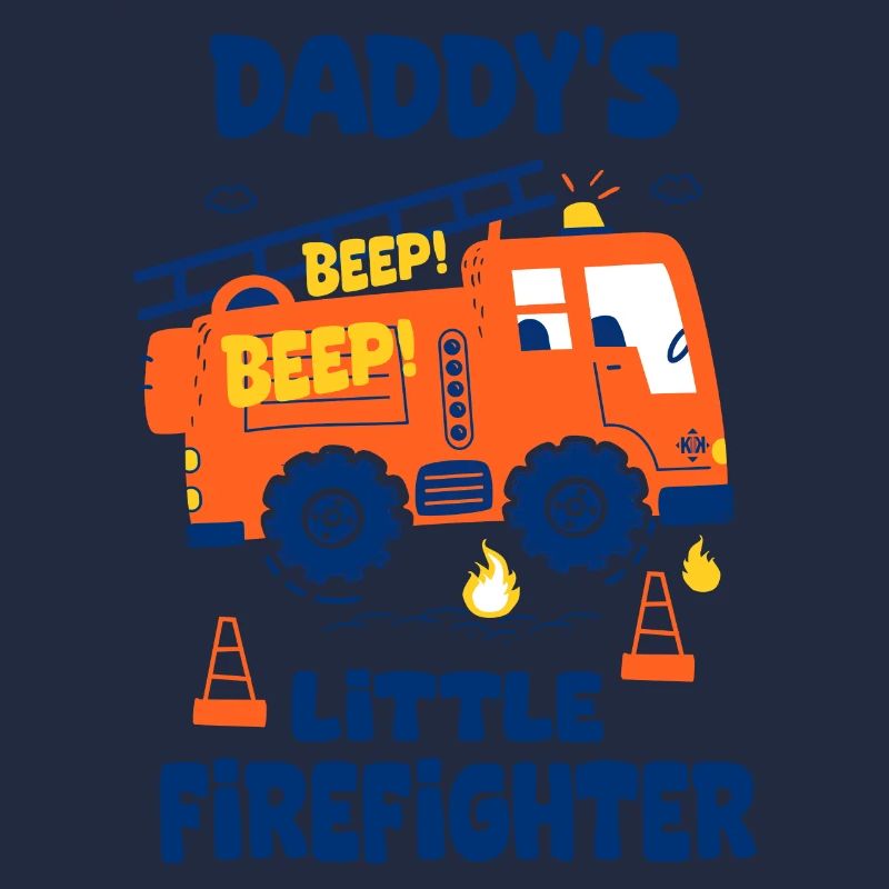 petit pompier de papa bébé naissance pompier
