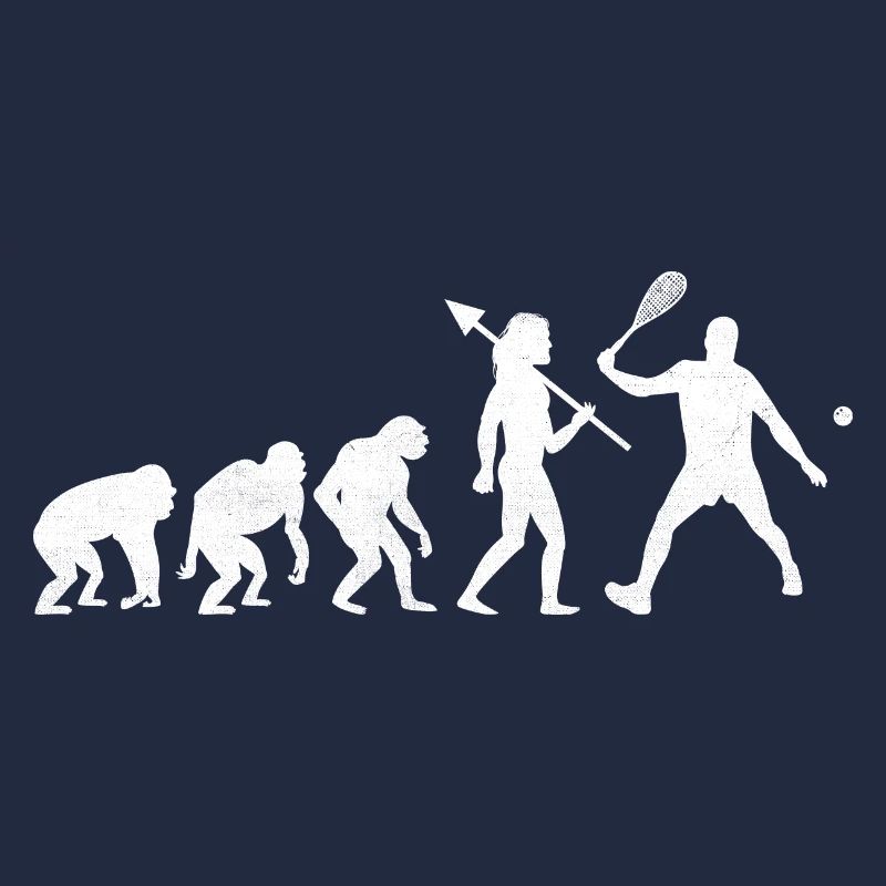 Squash-Spieler Squash-Evolution-Spieler Raquetball S