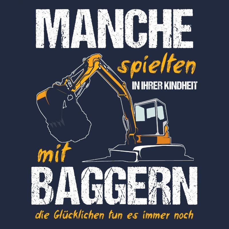 Bagger Baggerfahrer Strassenbau Geschenk